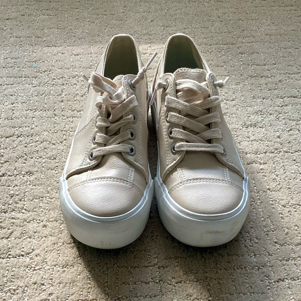 Beige Casual Sneakers